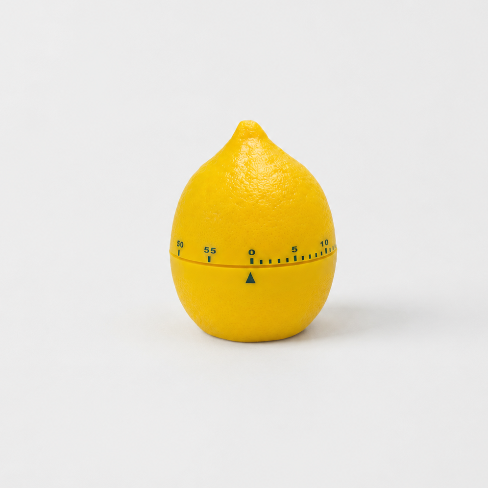 Lemon Shaped 60 Minute Twist Timer