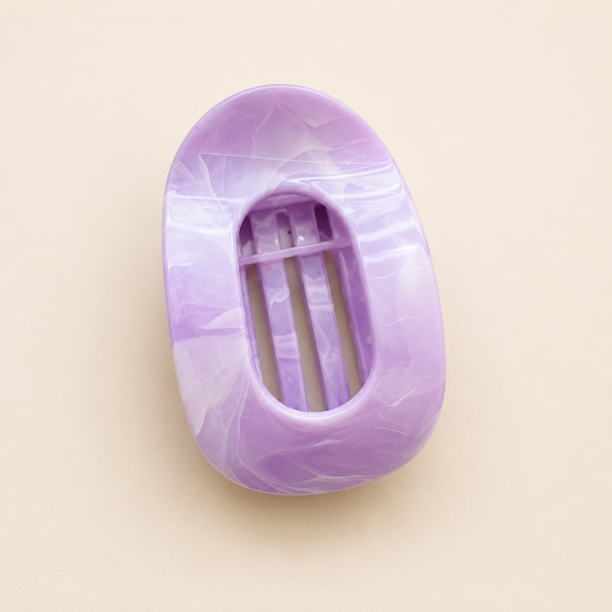 Flat Oval Claw Clip