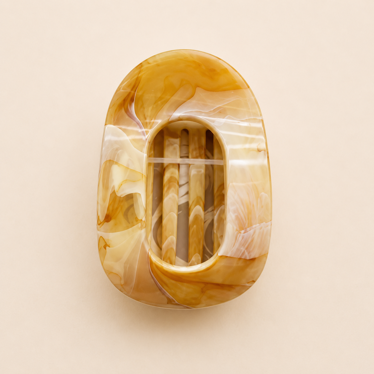Flat Oval Claw Clip
