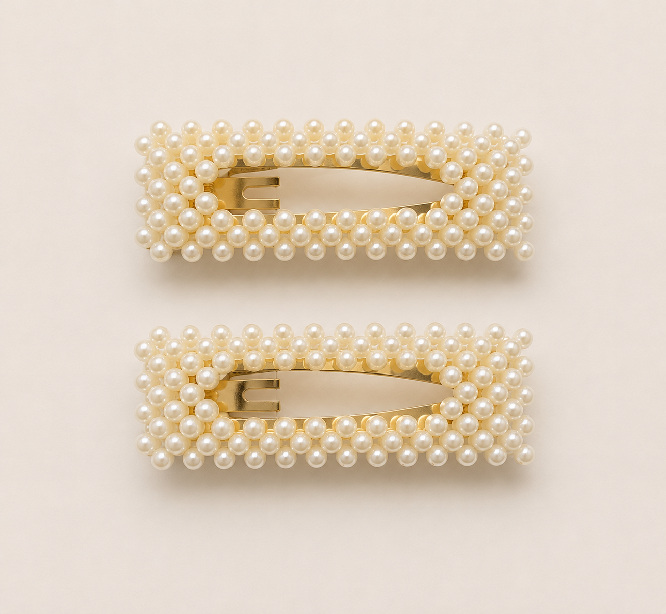 Rectangle Pearl Clip
