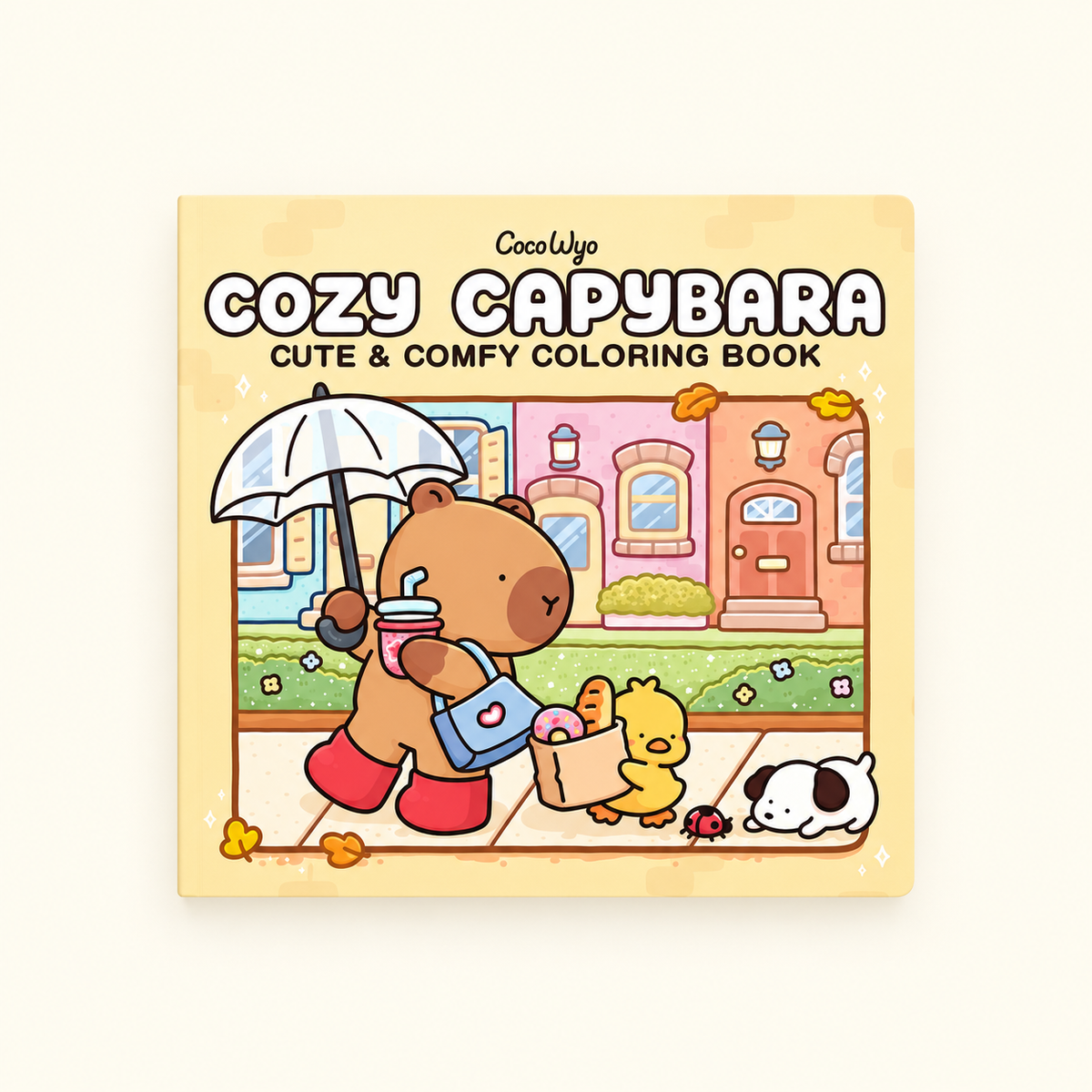 Cozy Capybara Coloring Book