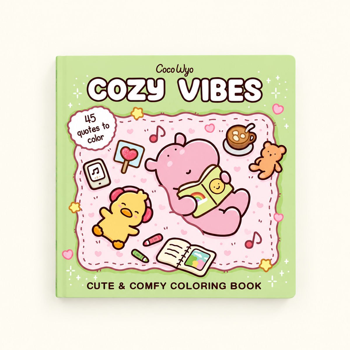 Cozy Vibes Coloring Book