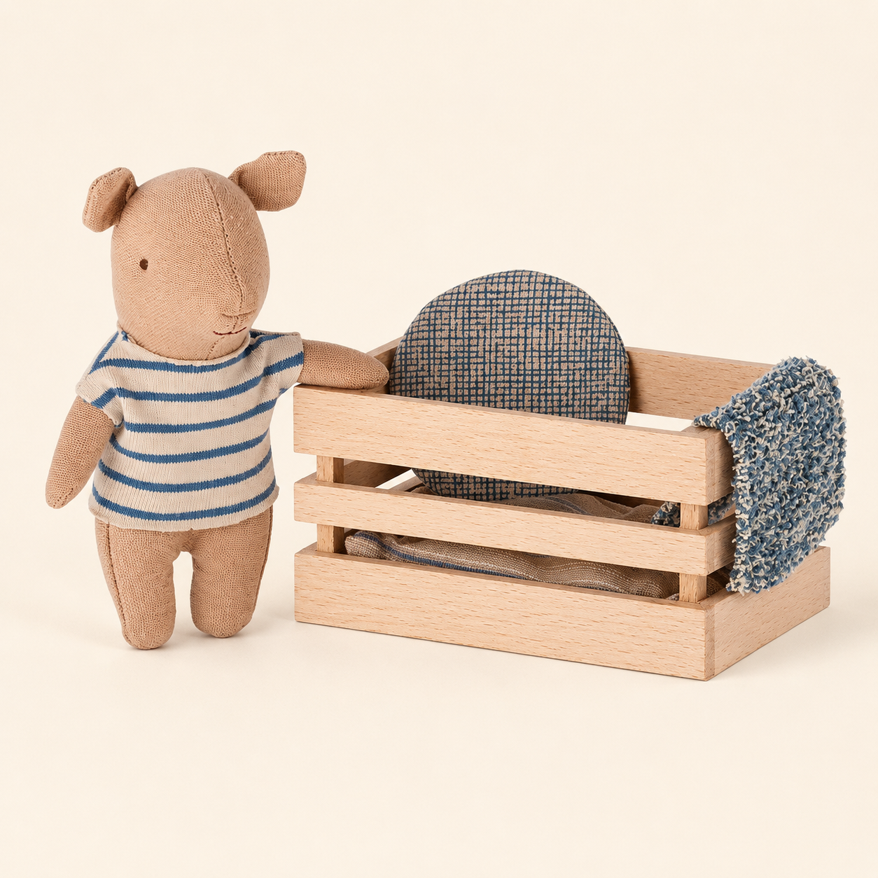 Pig in Box, Baby - Blue