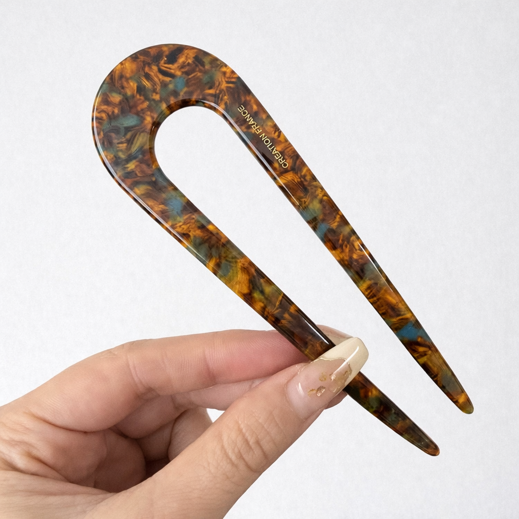 Acetate French Hair Pin