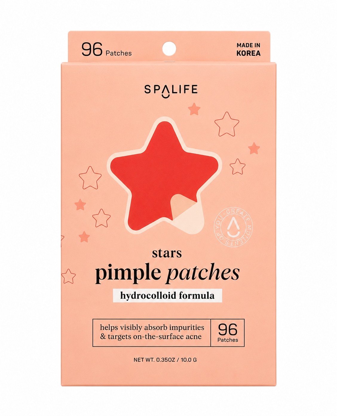 Hydrocolloid Stars Pimple Patches 96 Ct