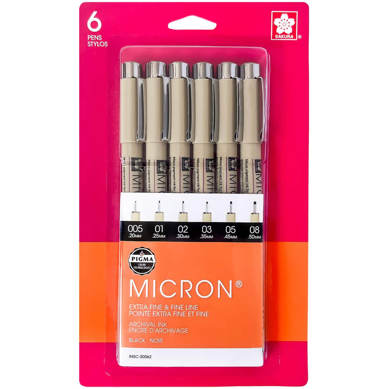 Micron Set of 6