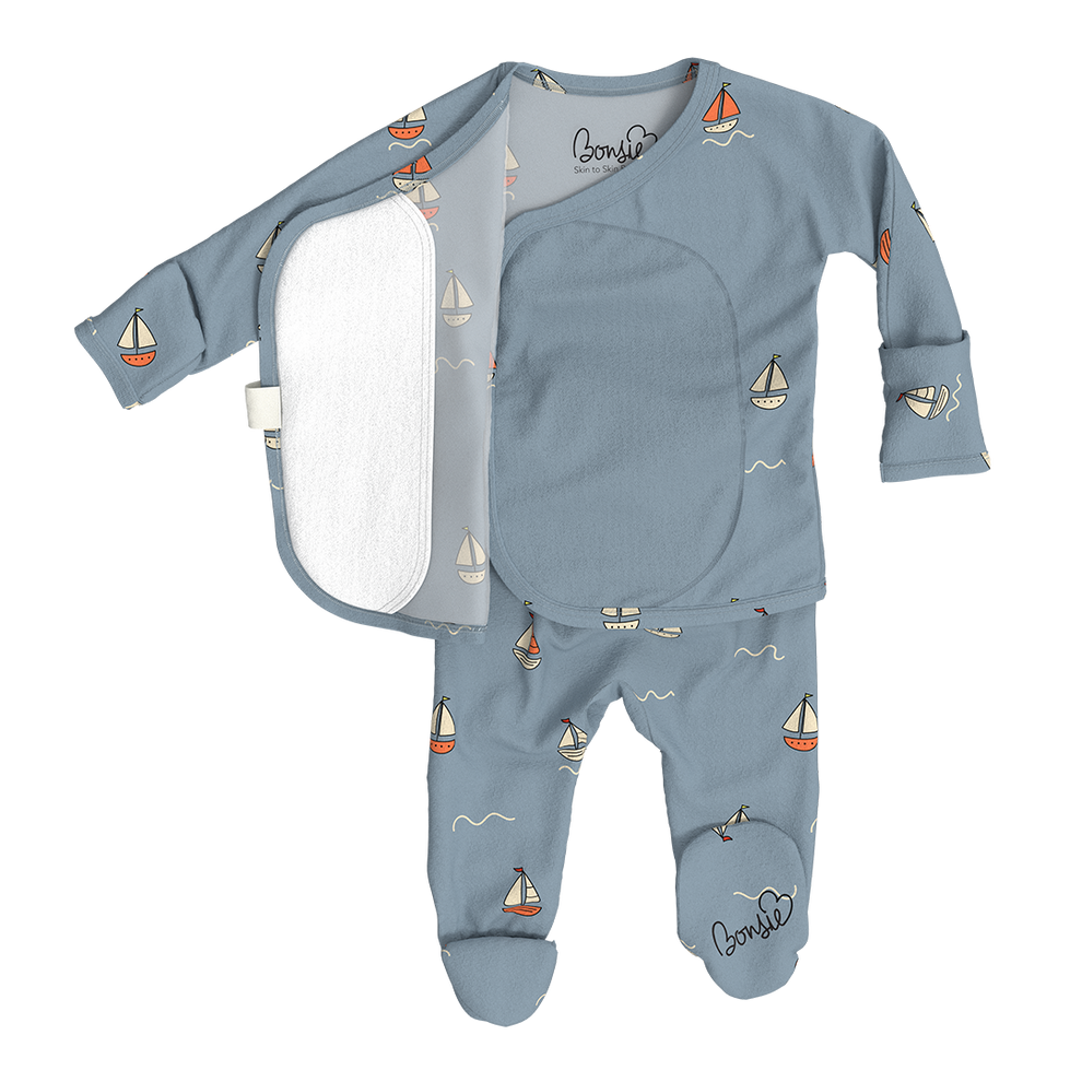 Skin to Skin Footie - Ahoy Baby