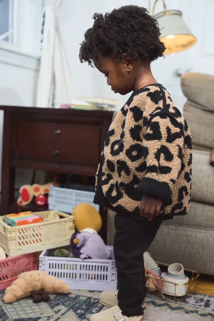 Forever Wild – Leopard Fleece Jacket