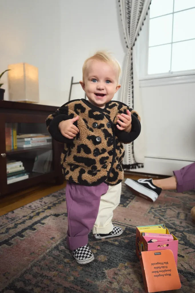 Forever Wild – Leopard Fleece Jacket