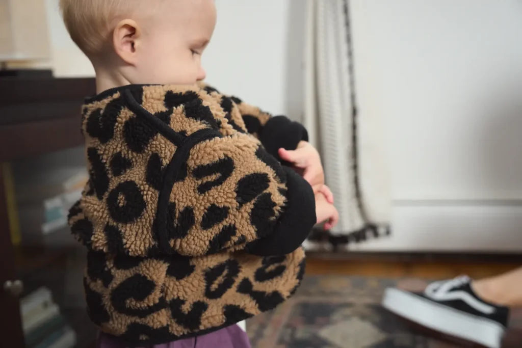 Forever Wild – Leopard Fleece Jacket
