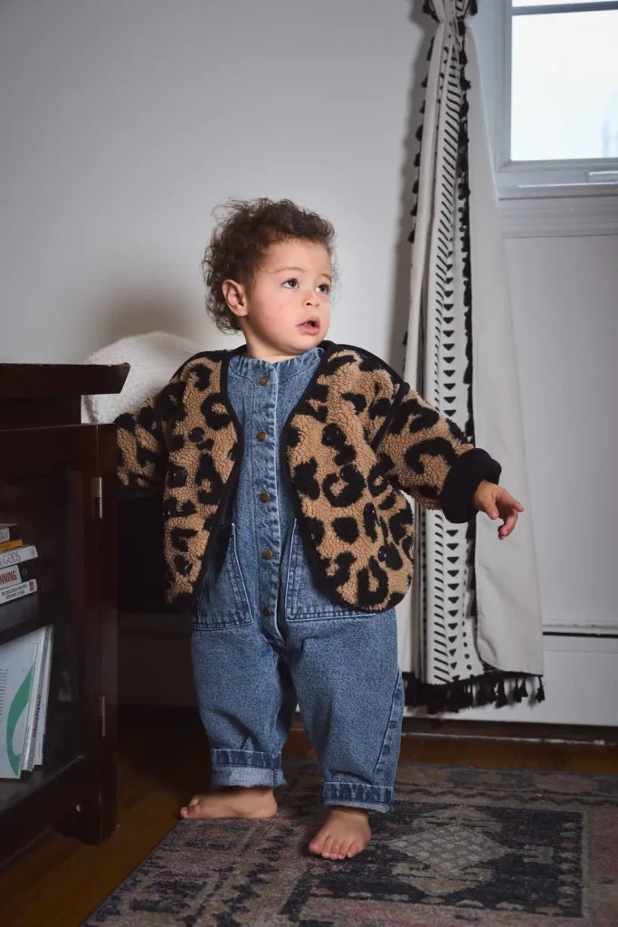 Forever Wild – Leopard Fleece Jacket