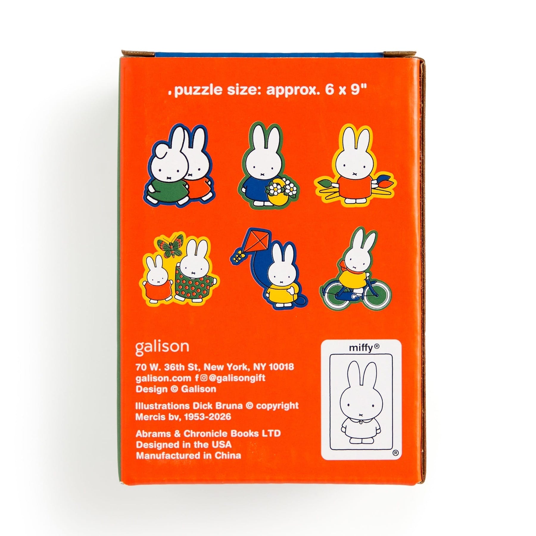 Galison Miffy 100 Piece Surprise Puzzle