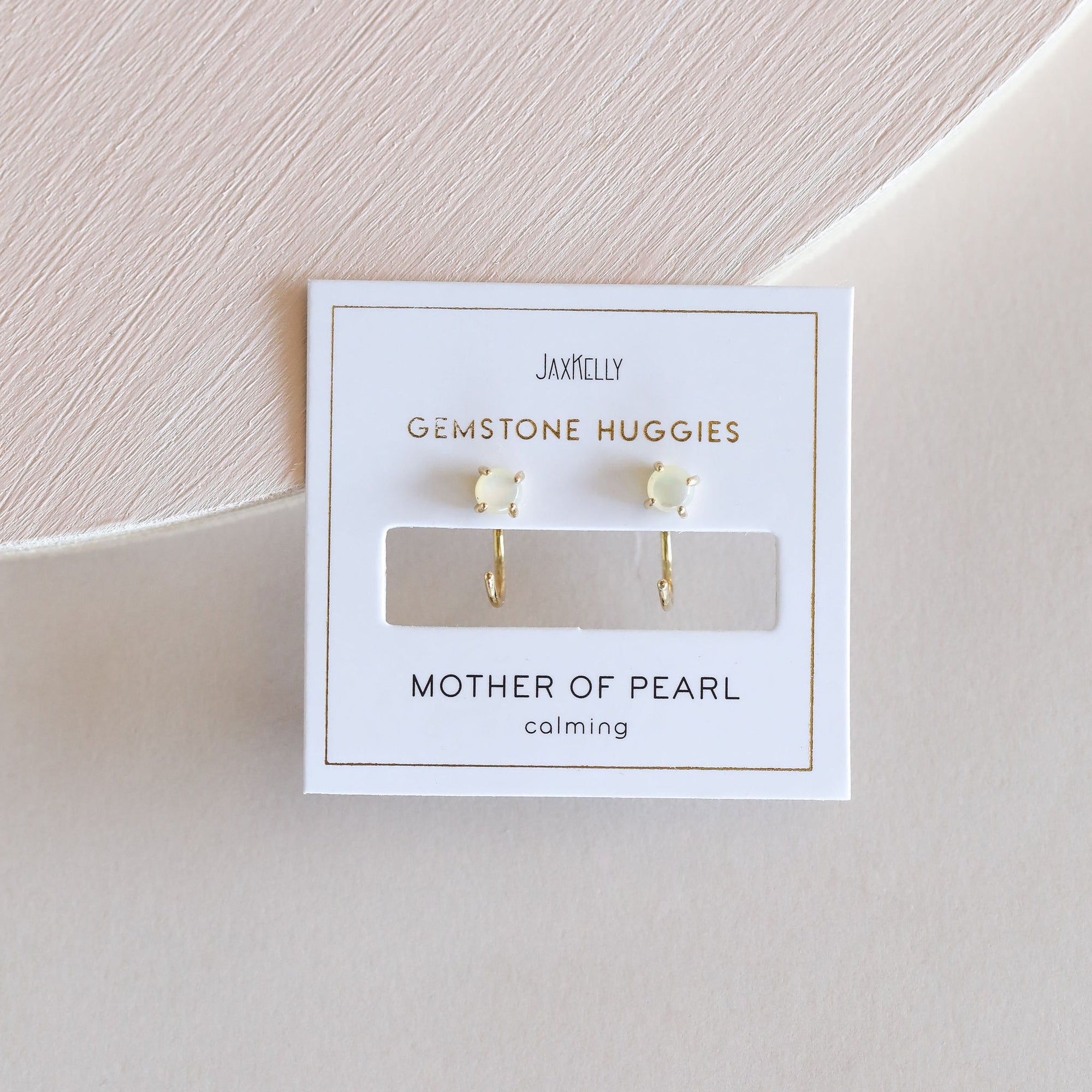 Huggies - Mother of Pearl - Earrings