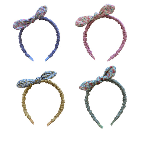 Kids Floral Bow Headband