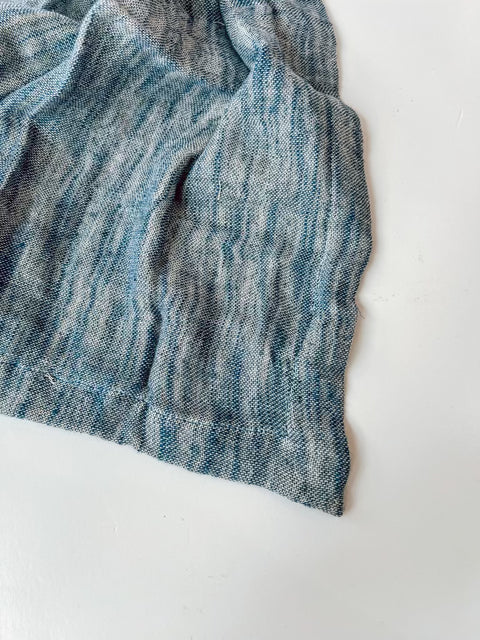 Woven Cotton & Linen Napkins, Set of 4 - Chambray