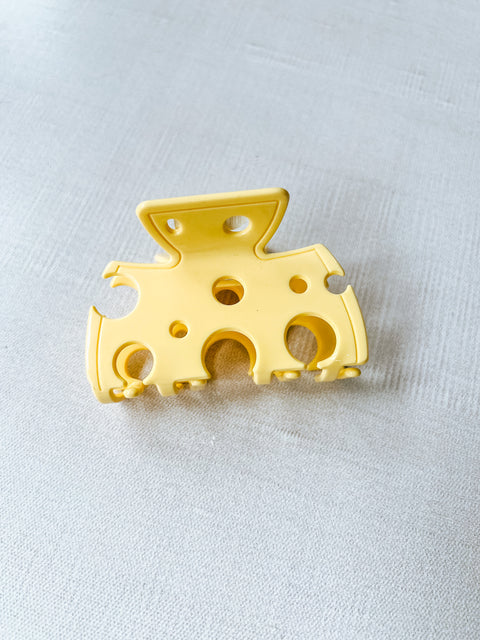 Cheese Hair Claw Clip