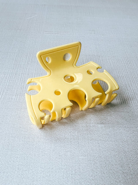 Cheese Hair Claw Clip