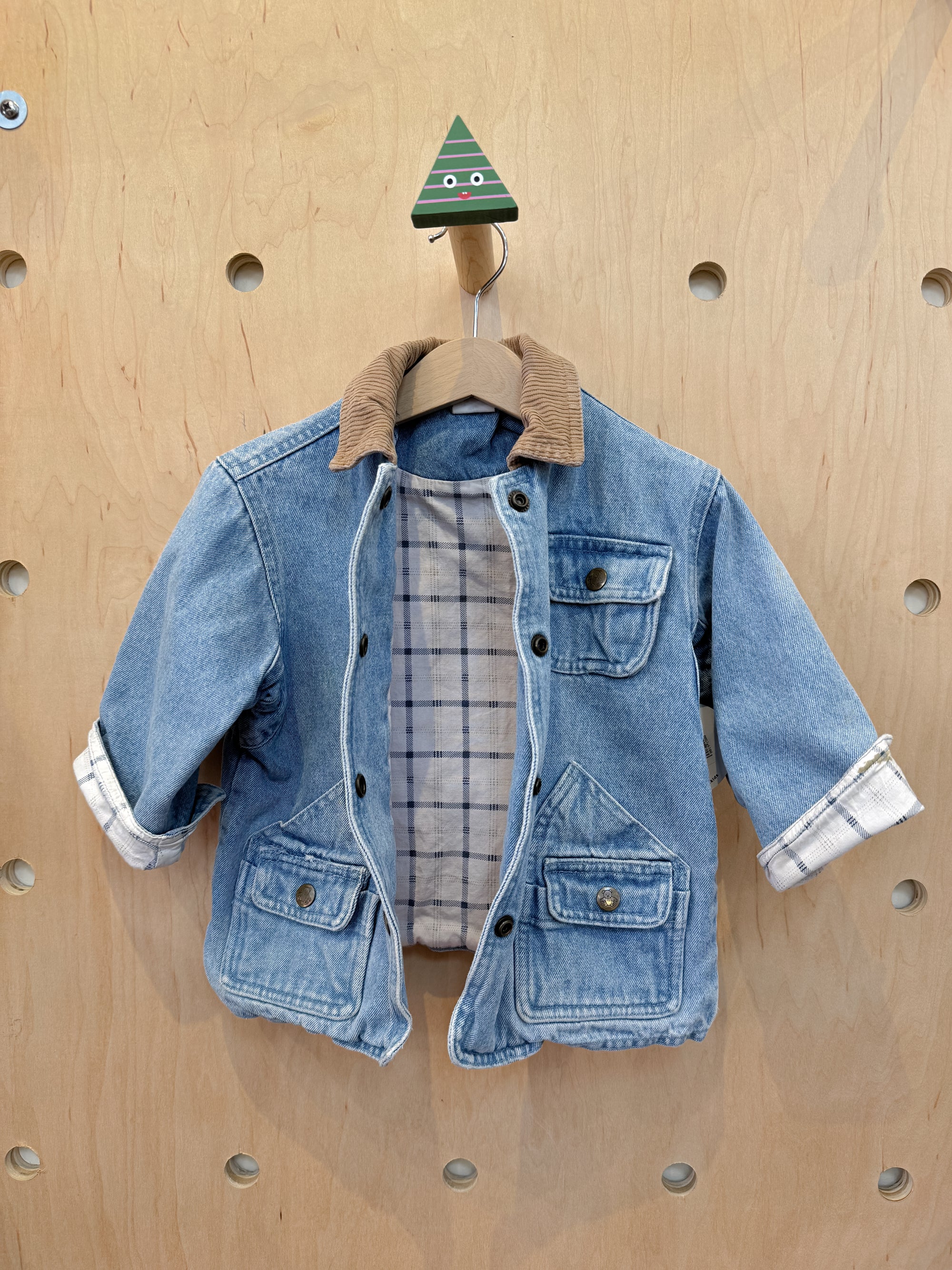 (pre-worn) vintage denim chore coat 2T