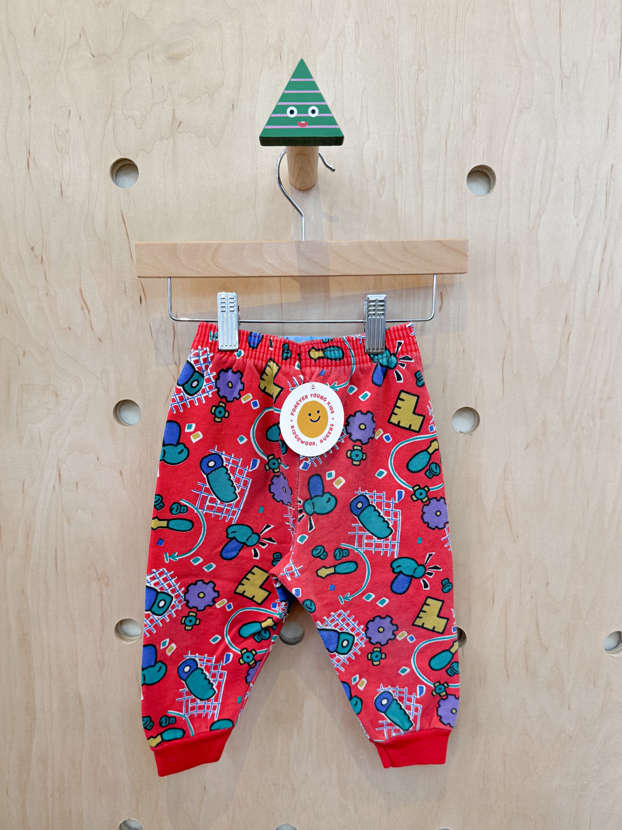 (pre-worn) vintage fisher price 90s bubble pants 12M