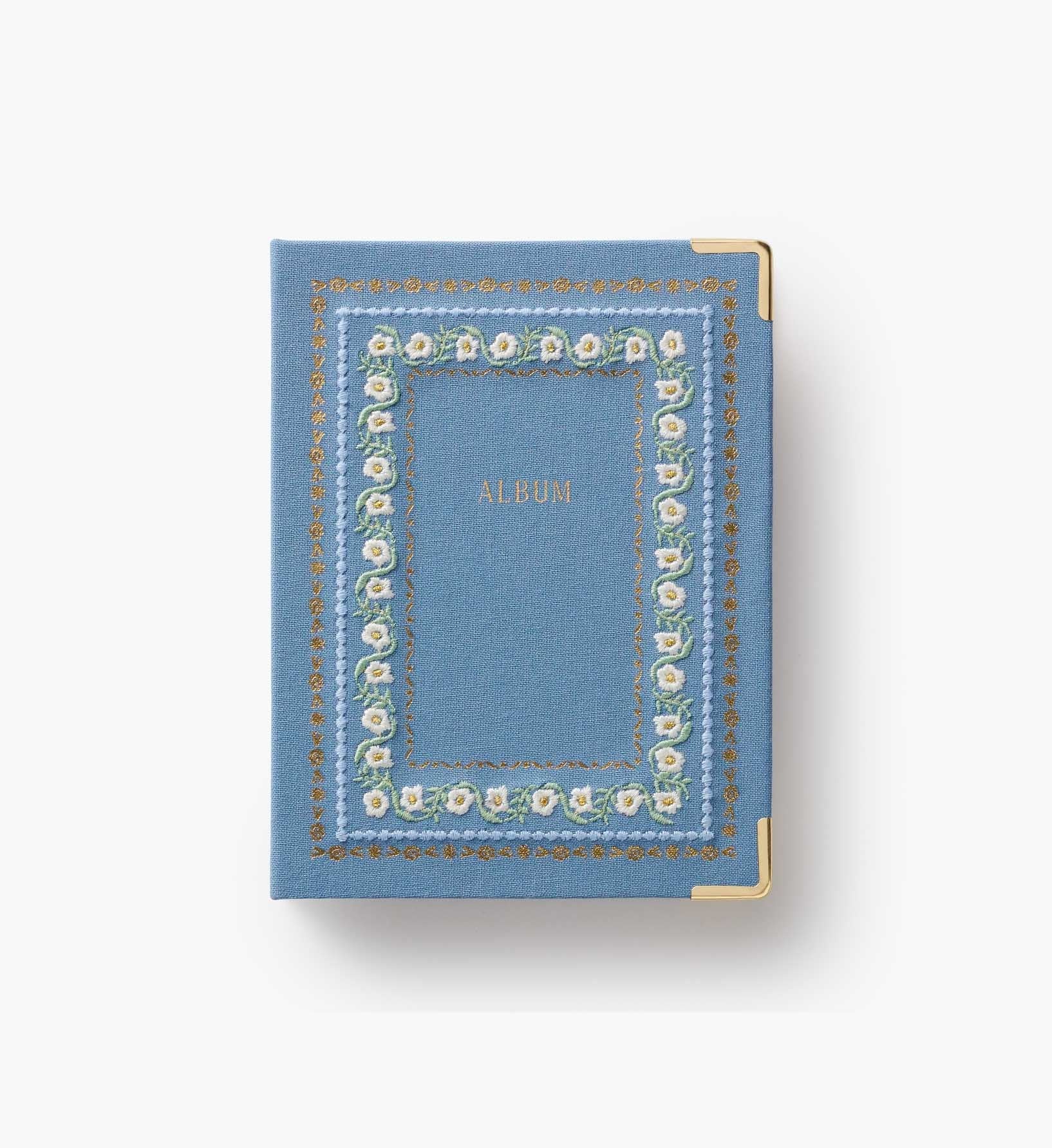 Delphine Embroidered Small Photo Album