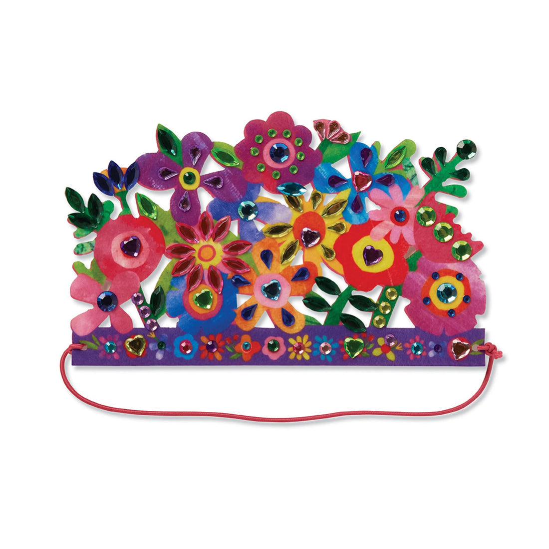 Jewel Art Crowns Unicorn Flowers