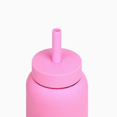 Mini Bottle Lounge Straw Cap | Bubblegum