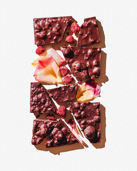 Compartes Raspberry Rose Gourmet Dark Chocolate Bar