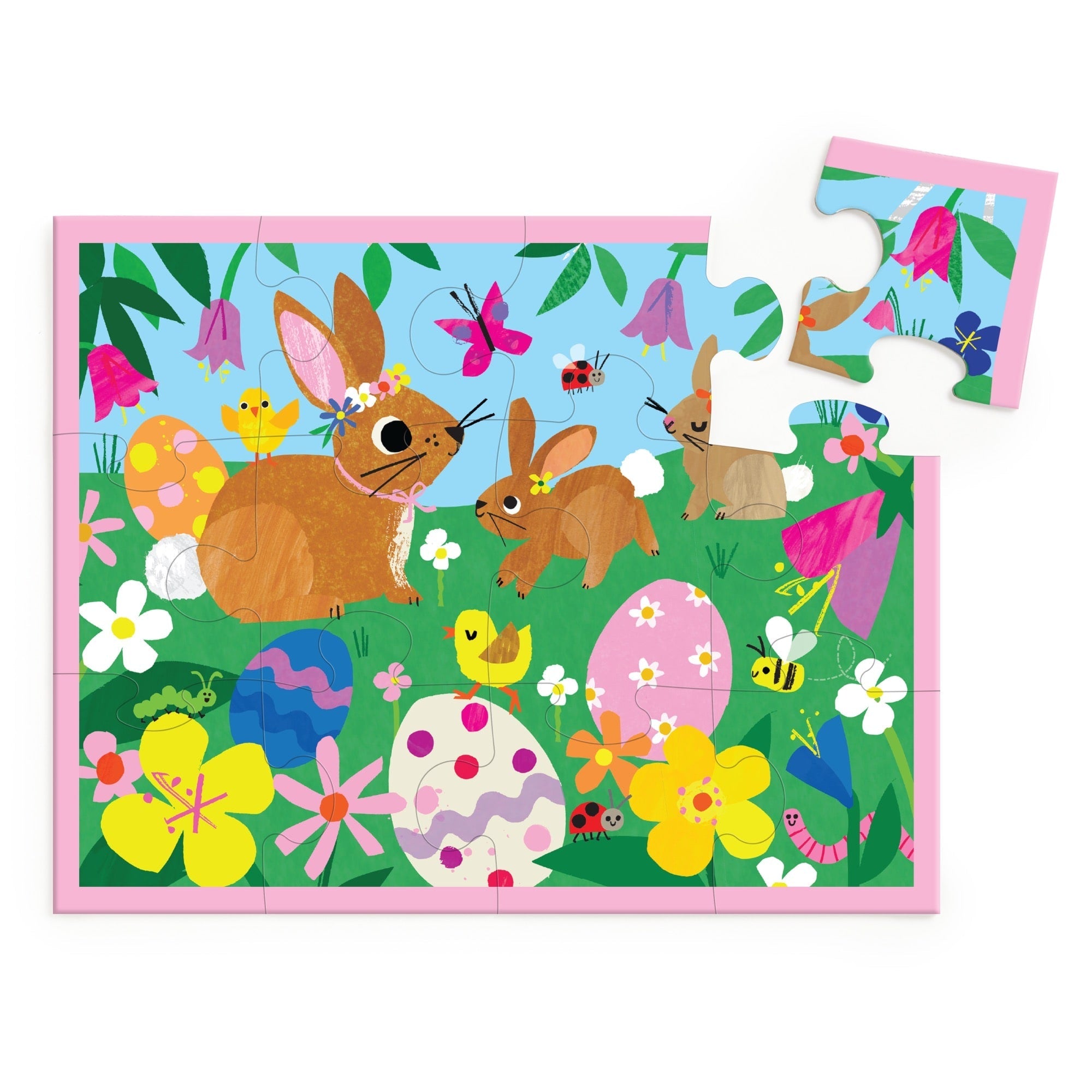 Spring Bunnies 12 Piece Pouch Puzzle