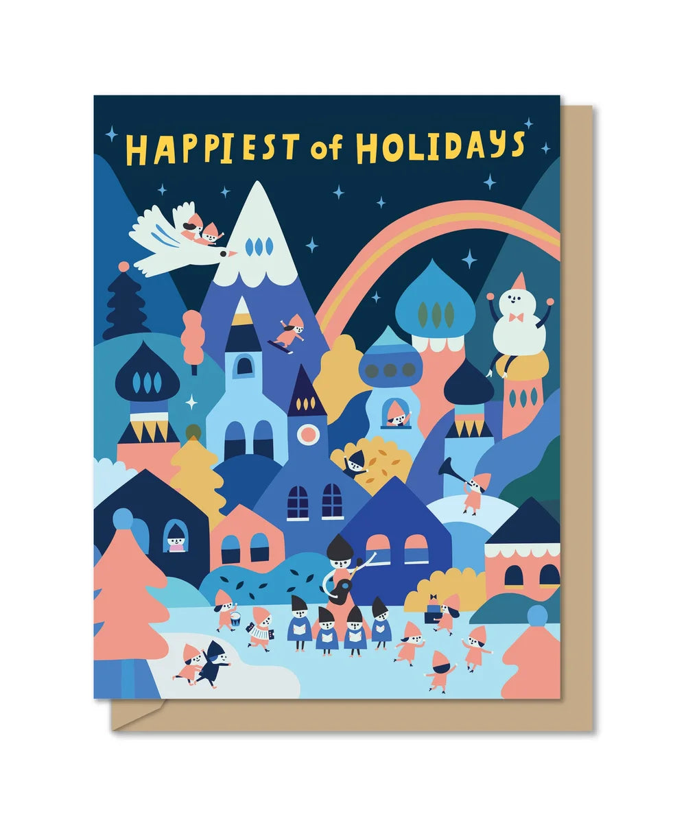 Happiest Holiday Cards, Set of 6