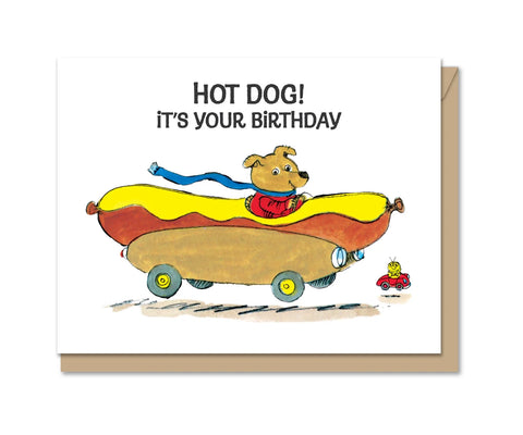 Hot Dog Birthday Card