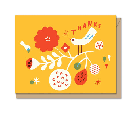 Thank You Greeting Cards, Set of 6