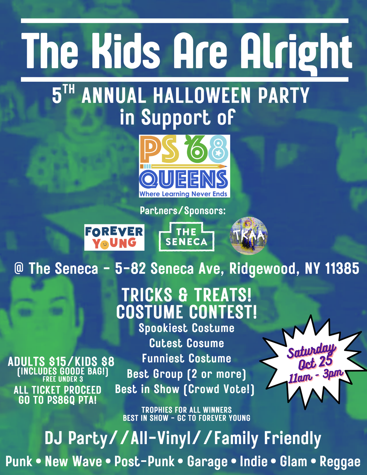 10/24 Kids Are Alright Halloween Party