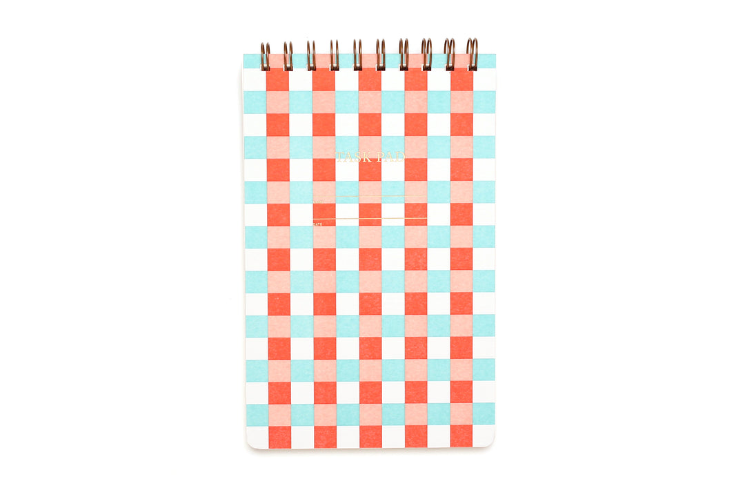 Task Pad Notebook Checker Pastel