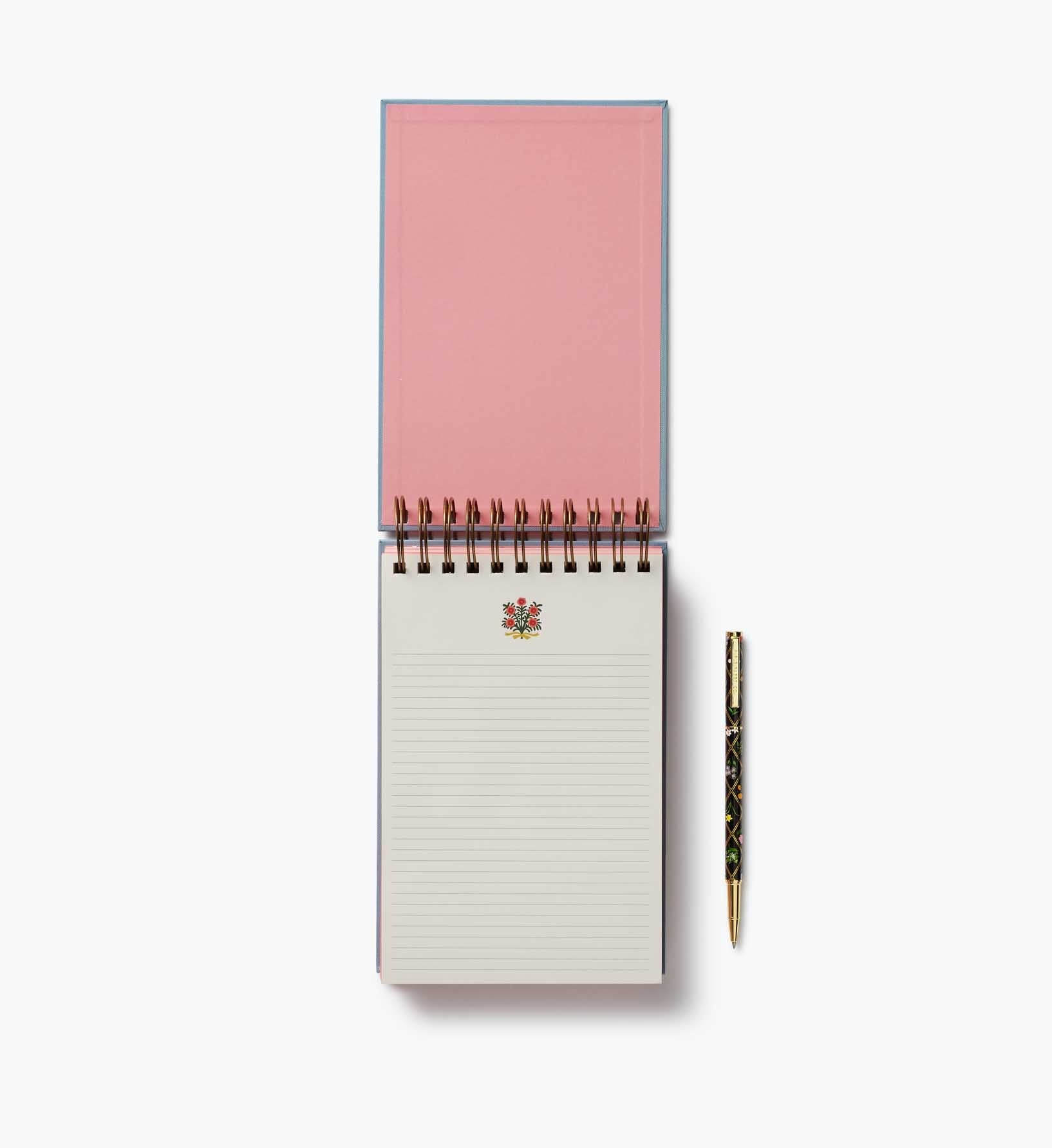 Rosette Desktop Spiral Notepad