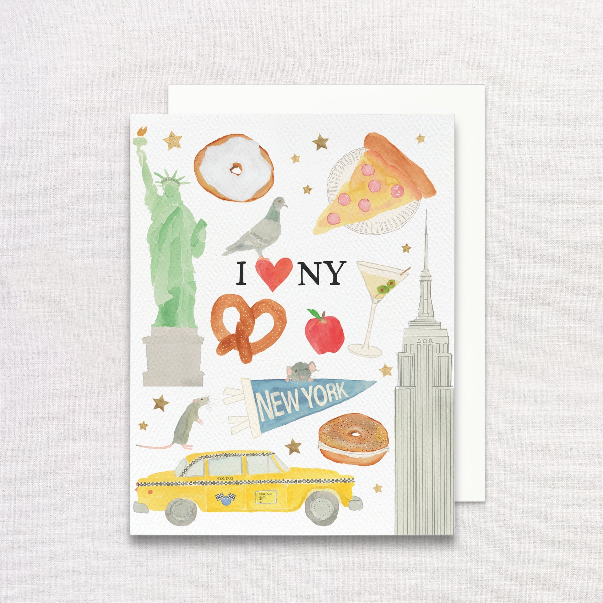 NYC Icons Greeting Card
