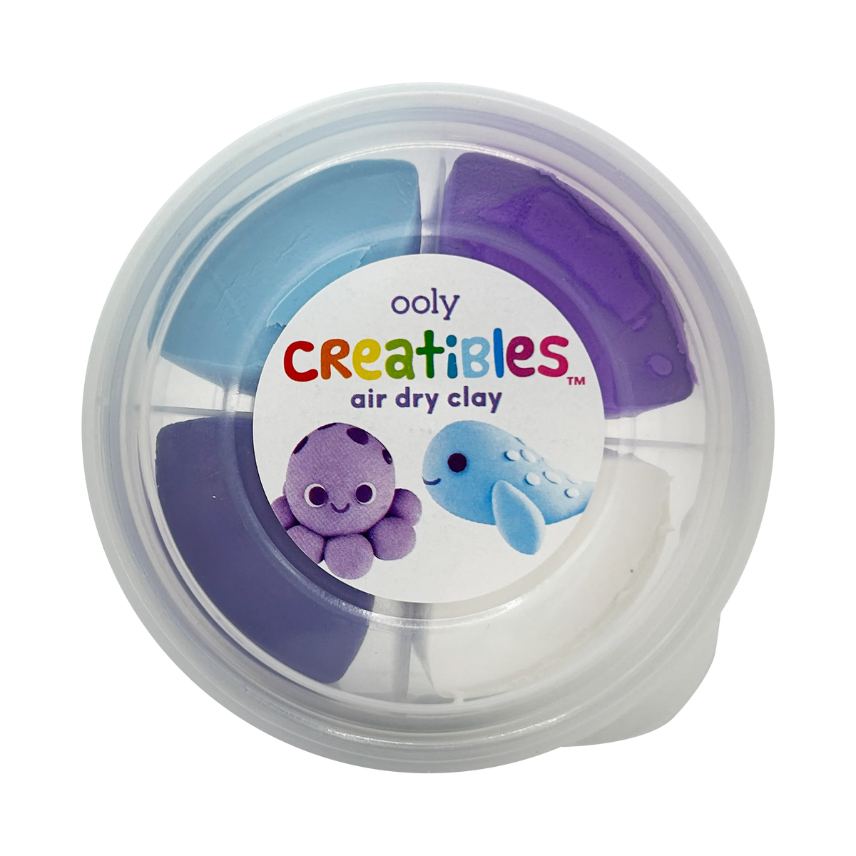 Creatibles D.I.Y. Air-Dry Clay Kit: Ocean Bffs (Set of 4)
