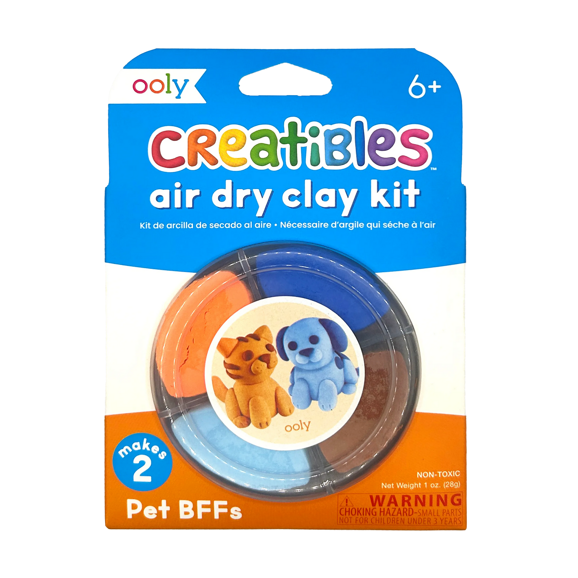 Creatibles D.I.Y. Air-Dry Clay Kit: Pet Bffs (Set of 4)