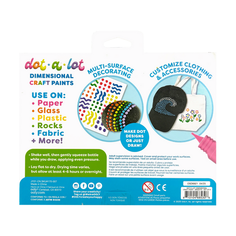 Dot-A-Lot: Dimensional Craft Paint - Bright (Set of 8)