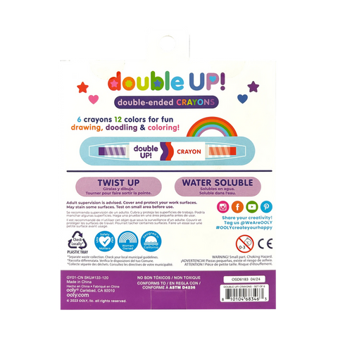 Double Up! Double-Ended Crayons
