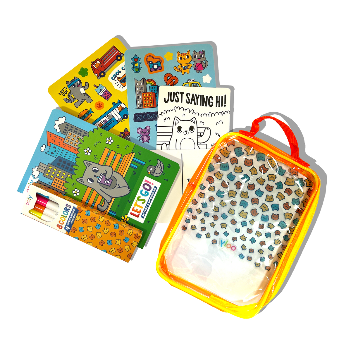 Let's Go! Activity & Coloring Kit - Kitty in the City