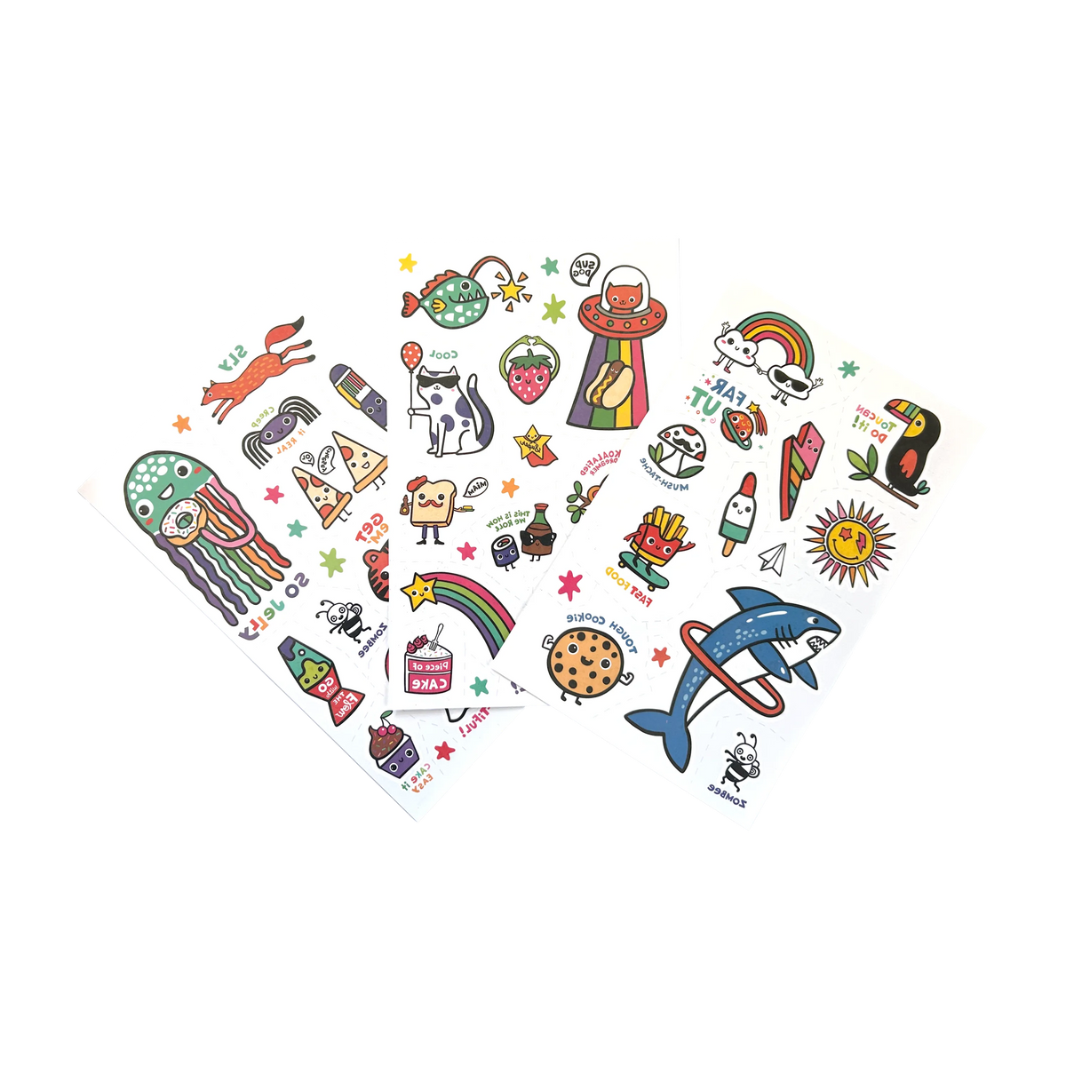 Tattoo Palooza Glow in the Dark Temporary Tattoo Bright & Funny