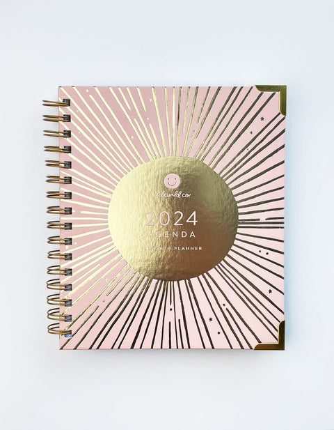 Sun & Moon 2024 Spiral Bound Planner