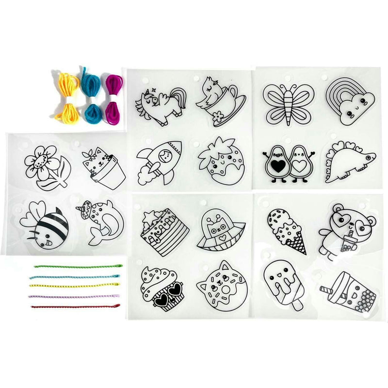 Shrink-Its!: D.I.Y. Shrink Art Kit - Cute Crew (28 Pc Set)