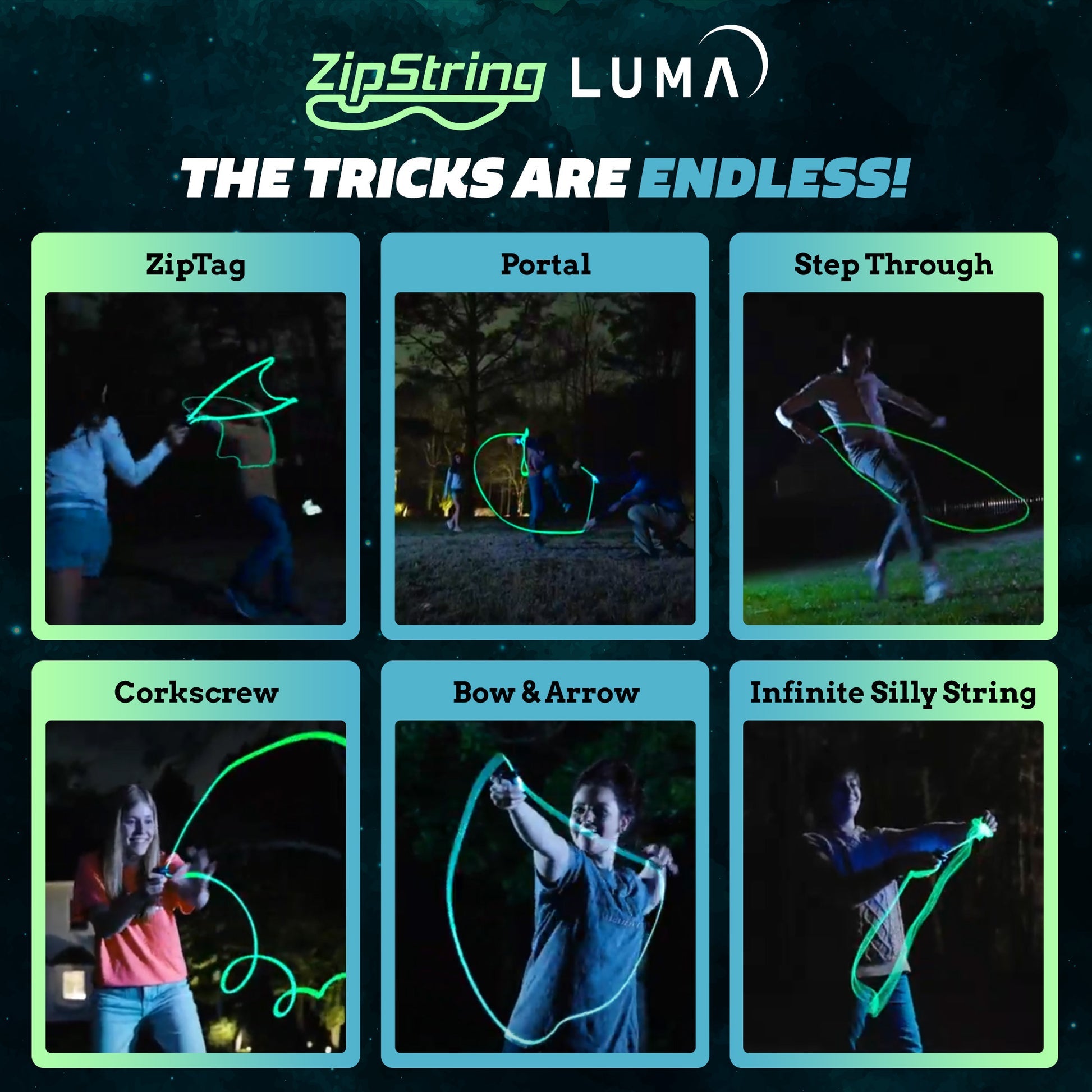 Zipstring - Luma (Glow-in-the-dark) - Stay Forever