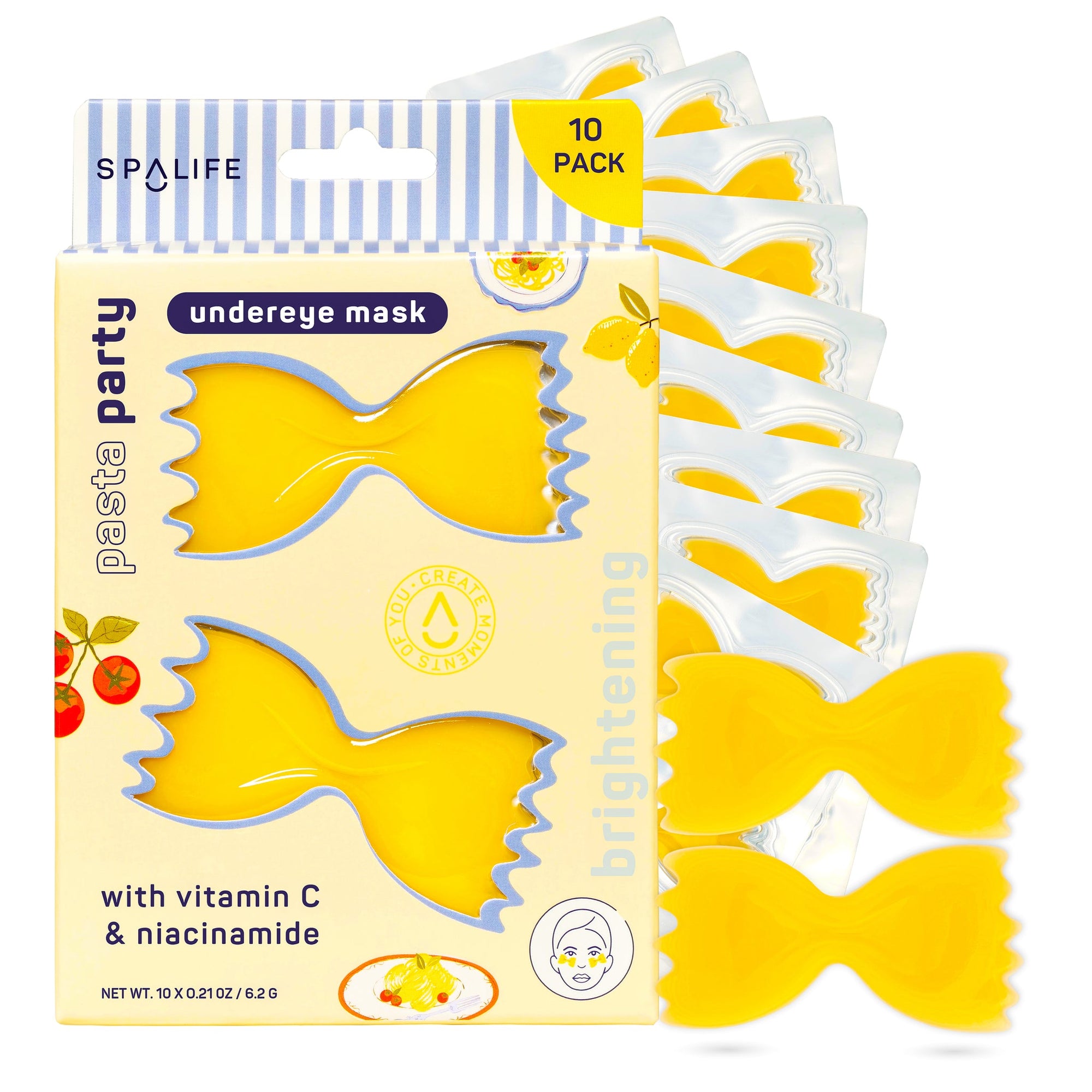Pasta Party Brightening Undereye Patches 10 Pack