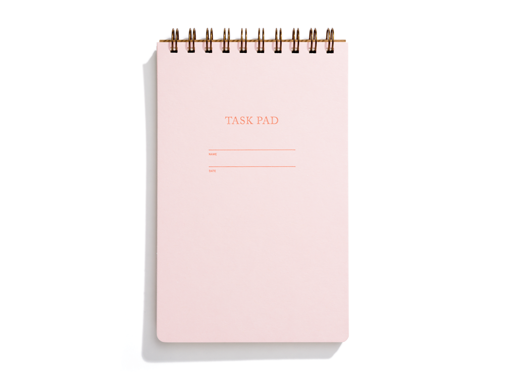 Task Pad Notebook Pink Lemonade