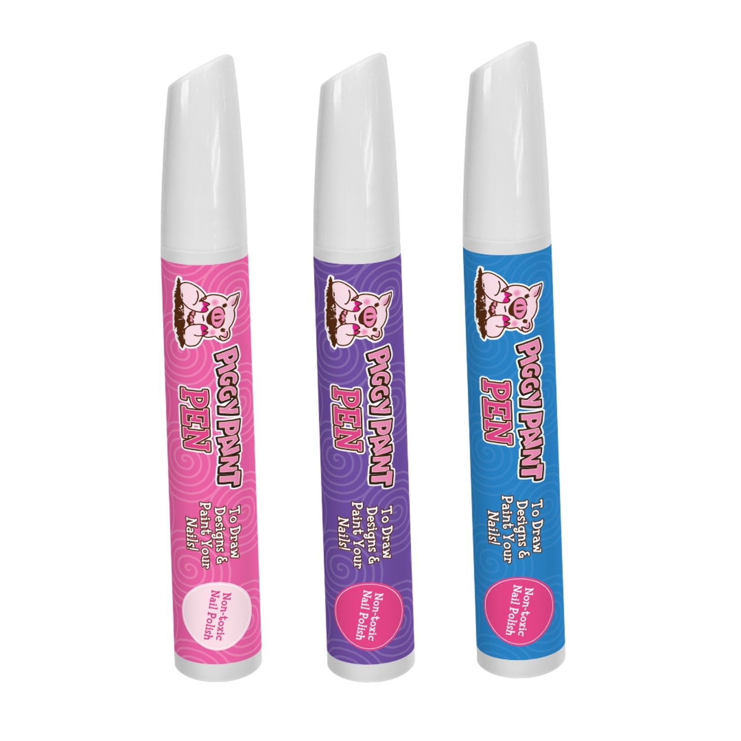 Piggy Pink Piggy Paint Pen Non-Toxic Kids Nail Polish - Stay Forever