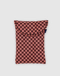 Puffy Tablet Sleeve 8" Pink Brown Check