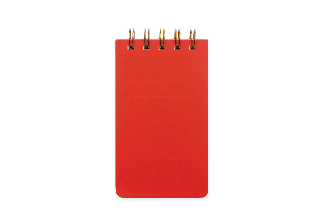 Reporter Notebook Warm Red