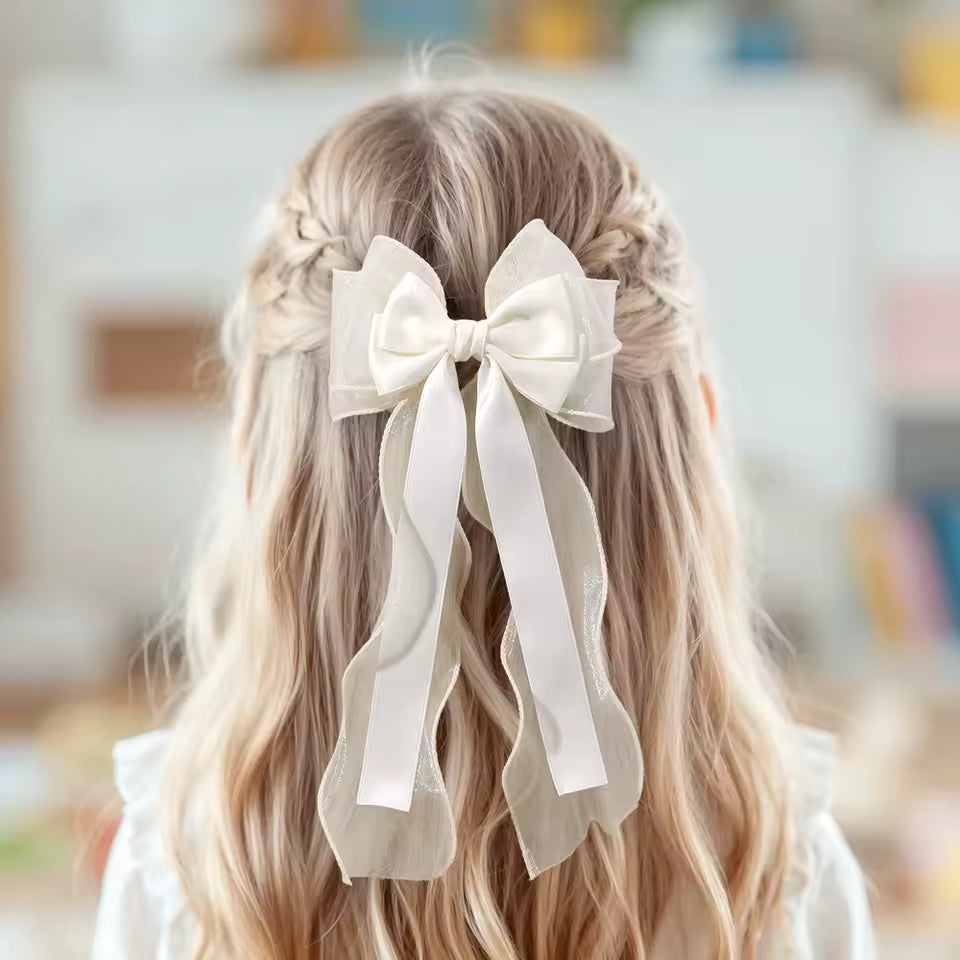 Girls Chiffon Hair Bow
